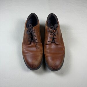 Rockport Mens Tan Leather Lace Up Dress Casual Oxford Shoes Size 11 M